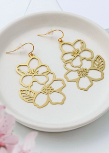 Cherry Blossom Earrings Made in PDX
