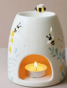 Bee Floral Ceramic Wax Warmer