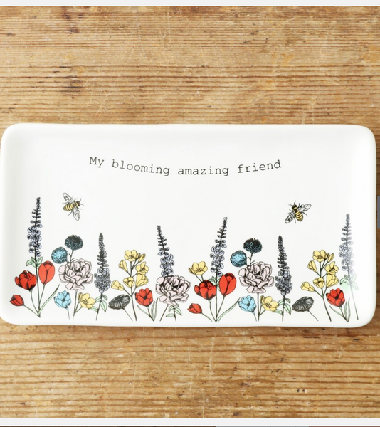 Wildflower My Blooming Amazing Friend Trinket Dish