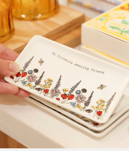 Wildflower My Blooming Amazing Friend Trinket Dish