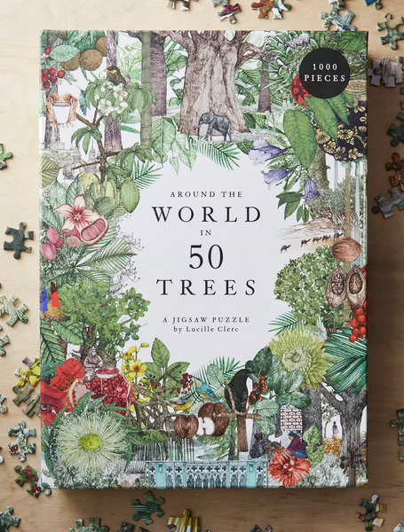 Around the World in 50 Trees 1000 Piece  Puzzle