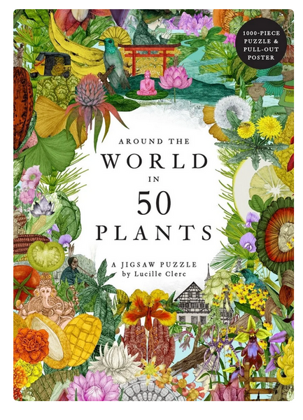 Around the World in 50 Plants 1000 Piece  Puzzle