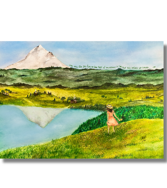 The Zen... 11"x14" Beautiful Illustration Wall Art Made In PDX