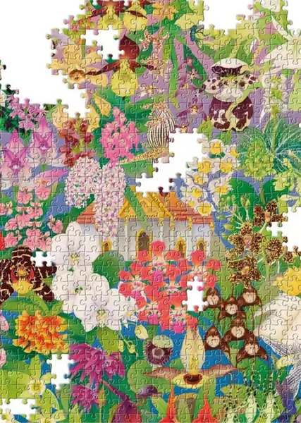 Around the World in 50 Orchids 1000 Piece Jigsaw Puzzle
