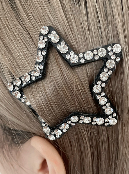Large Sparkle Star Hair Clip