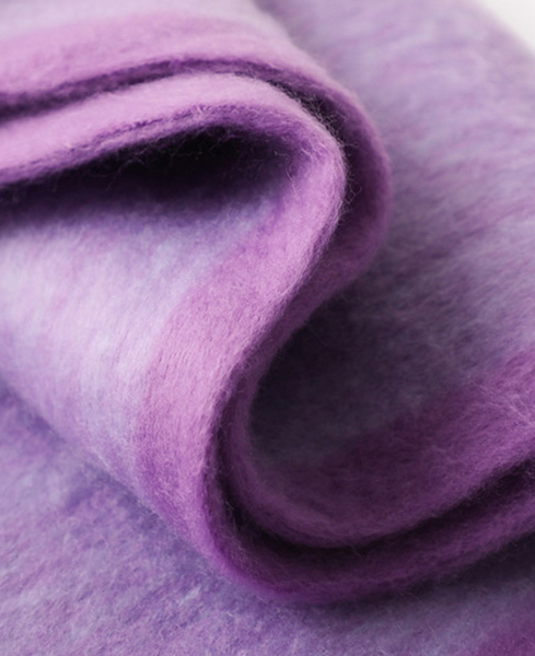 Color Block Brushed Fringe Blanket Scarf