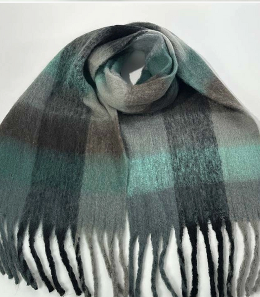 Zoe Plaid Blanket Scarf