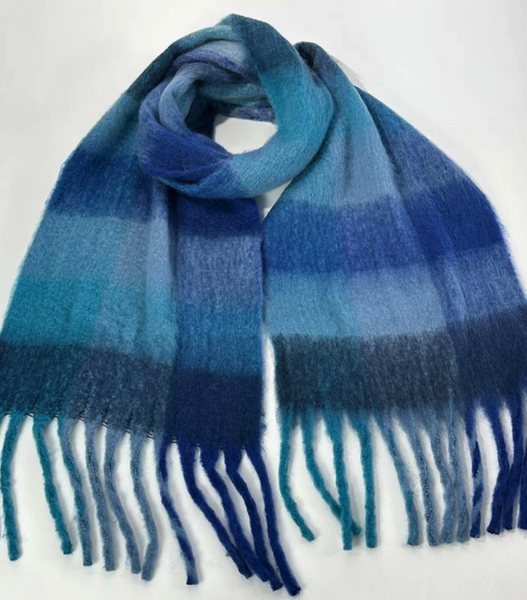 Zoe Plaid Blanket Scarf