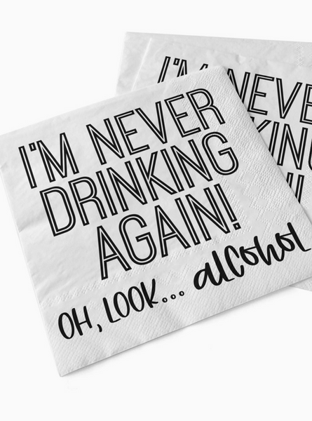Funny Beverage Napkins From Canada