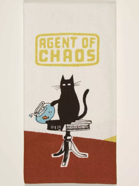 Funny Screen-Printed Dish Towel
