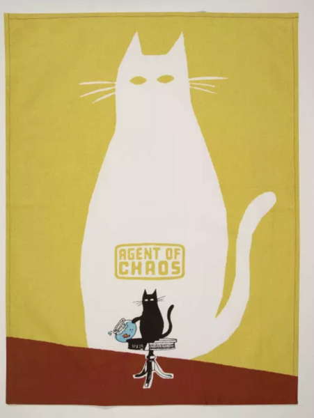 Funny Screen-Printed Dish Towel