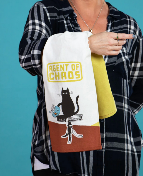 Funny Screen-Printed Dish Towel