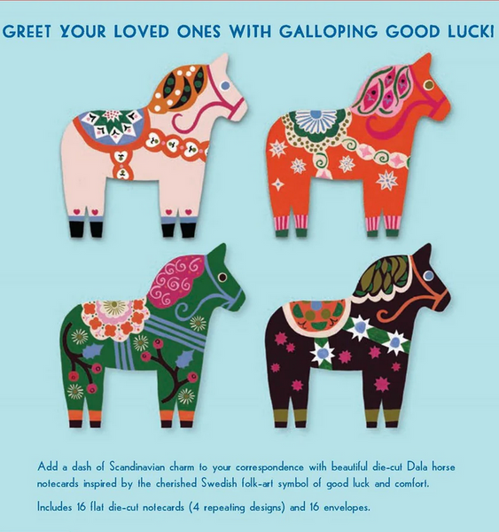 Dala Horse Notes Box