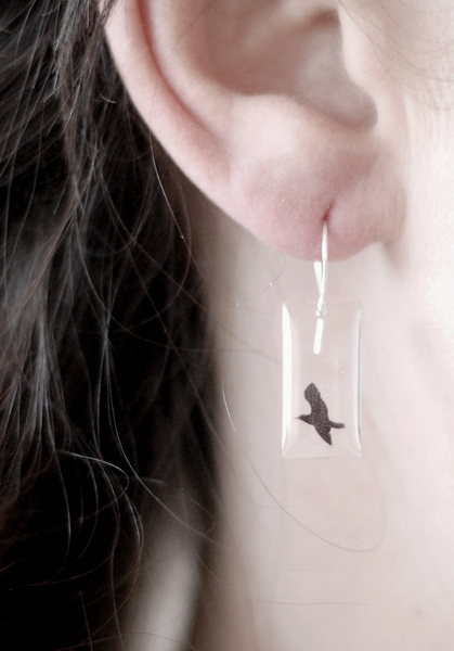 Small Tree: Dangle Earrings