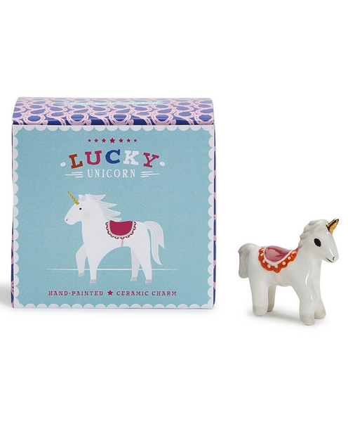 Happy Lucky Charm - Hand-Painted Ceramic