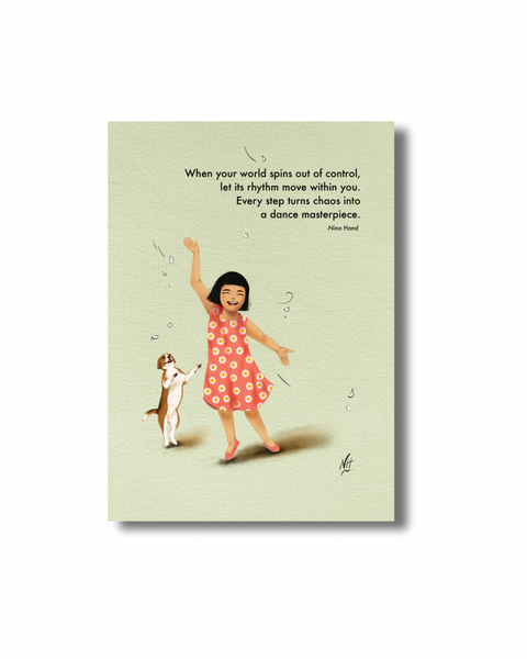Dance Masterpiece- Illustrated Encouragement Greeting Card
