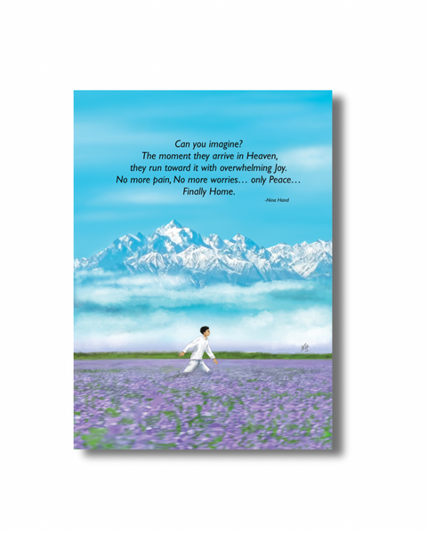 Finally Home: Sympathy Greeting Card