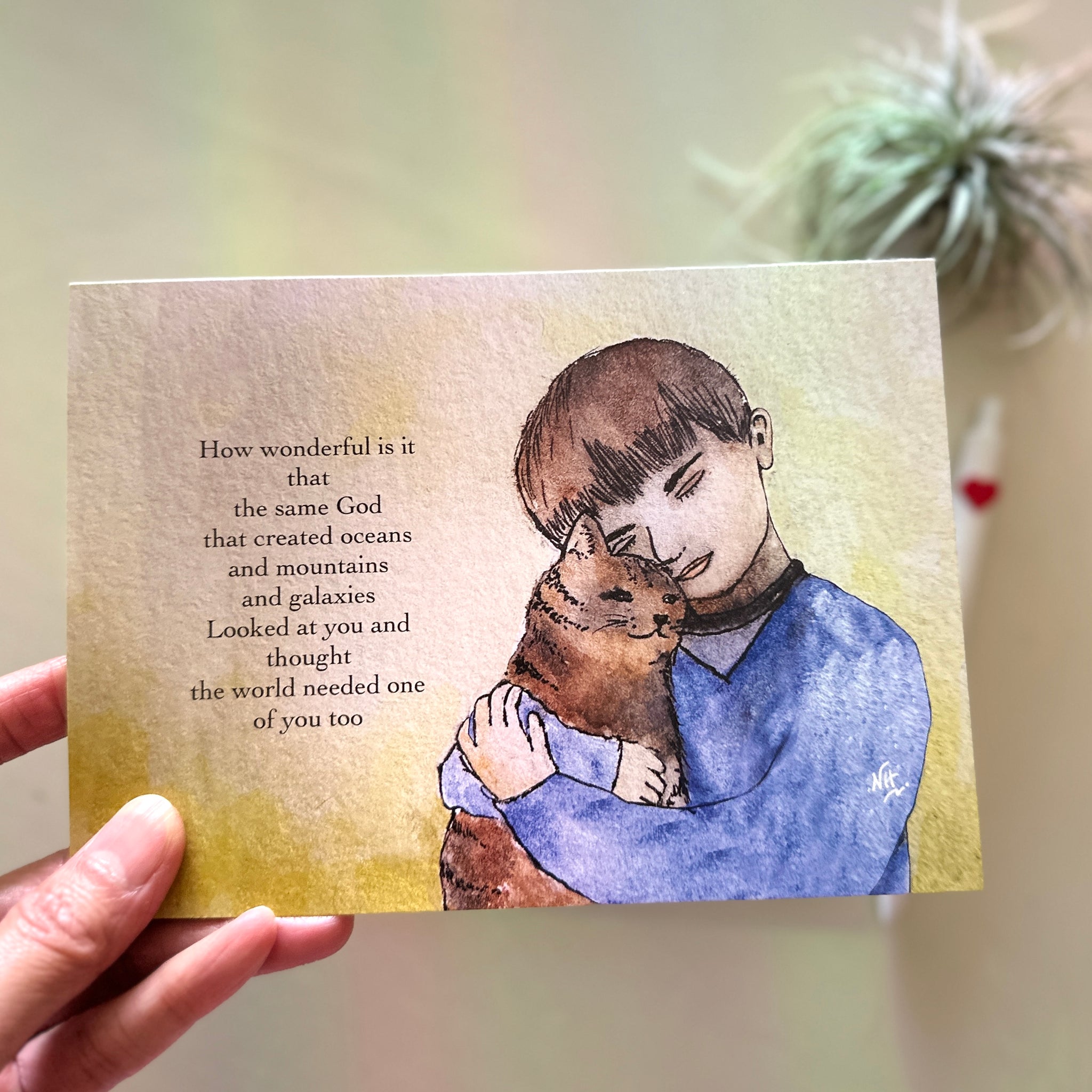 The World Needs You ... All Occasion Greeting Card