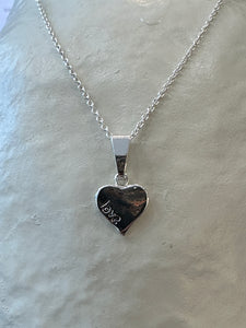 Silver Charm Pendant Necklace Made In USA