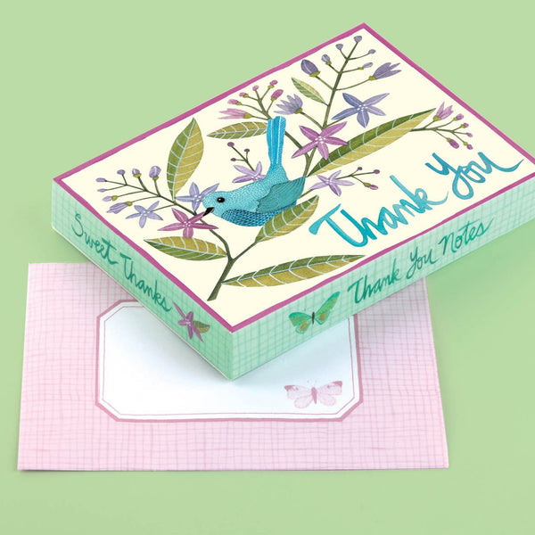 Avian Friends: Thank You Notes Box