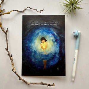 You Are The Light Greeting Card