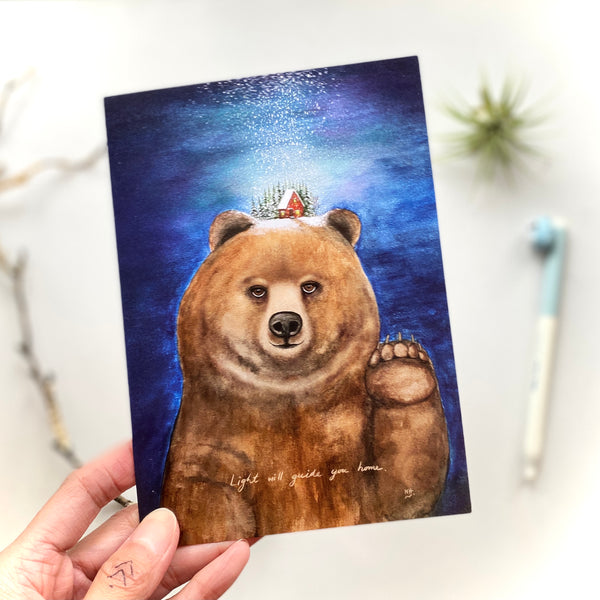 Come Home Bear Greeting Card
