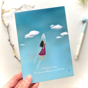 (New) My Invisible Wings Greeting Card