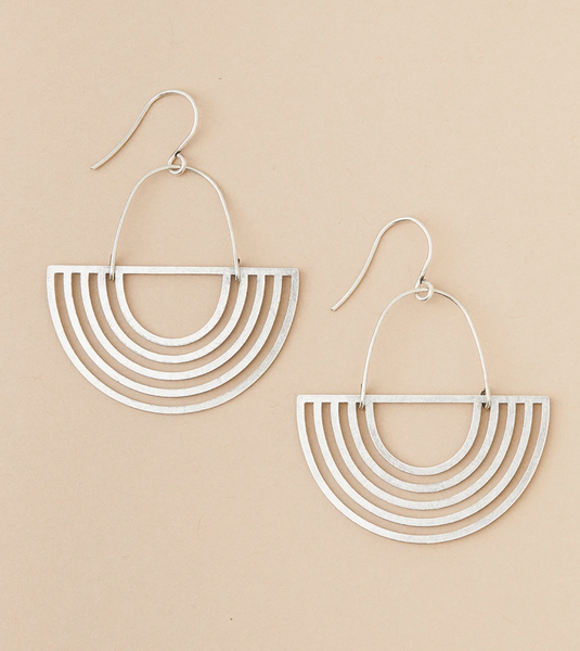 Solar Rays Drop Earrings