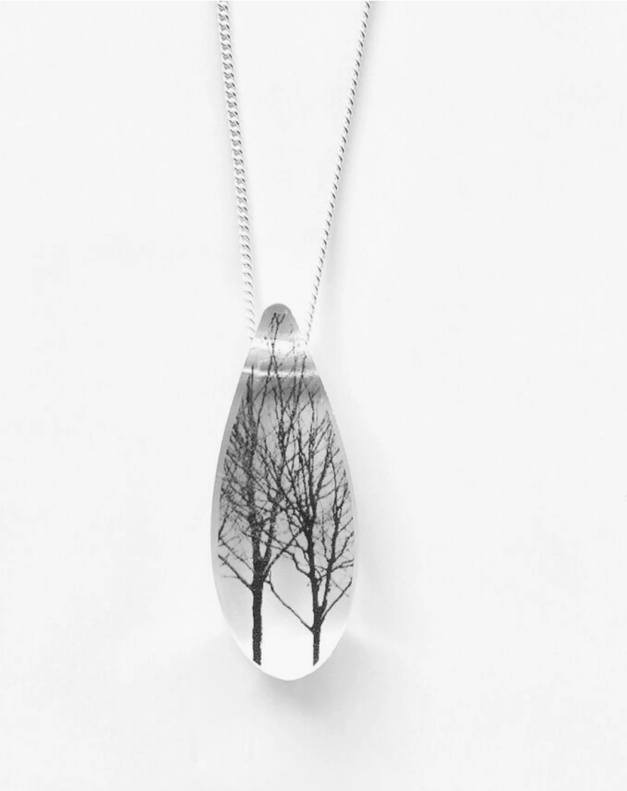 Drip Trees: Pendant Necklace