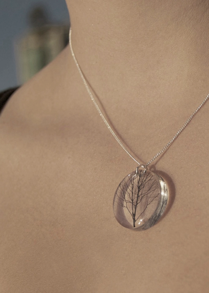 Round Birds Pendant Necklace