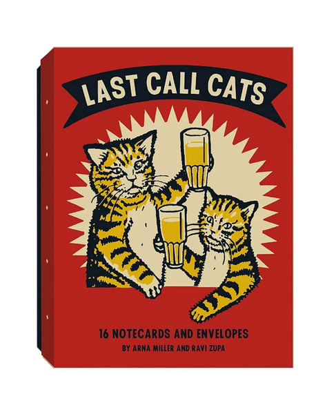 Last Call Cats: Box Notecards
