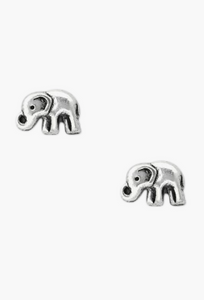 Elephant 925 Sterling Silver Stud Earrings