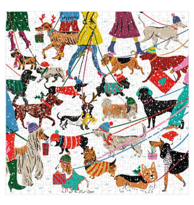 Winter Dogs: 500-Piece Puzzle