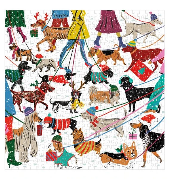 Winter Dogs: 500-Piece Puzzle