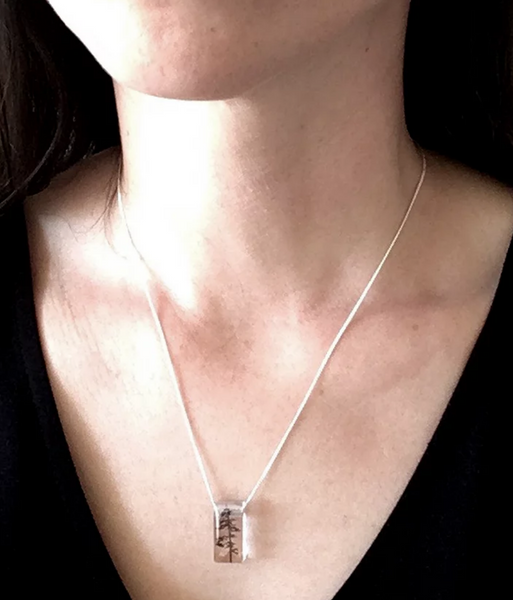 Tiny Tree Pendant Necklace