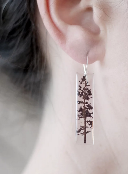 Tall Crow Earrings