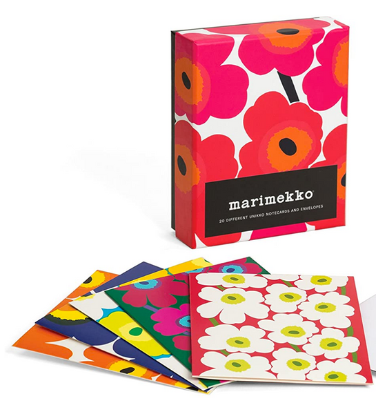 Marimekko Notes: 20 Different Unikko Notecards and Envelopes : Box Notes