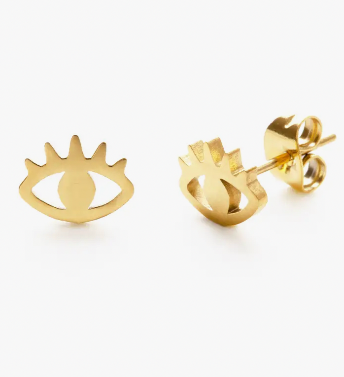 Evil Eye Stud Earrings