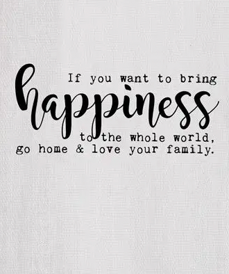 If You Want to Bring Happiness to the World  Dish Towel