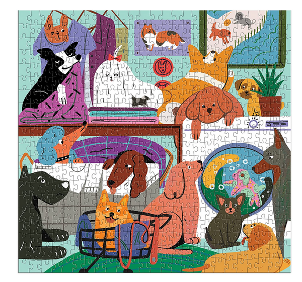 Laundry Dogs 500 Piece Puzzle