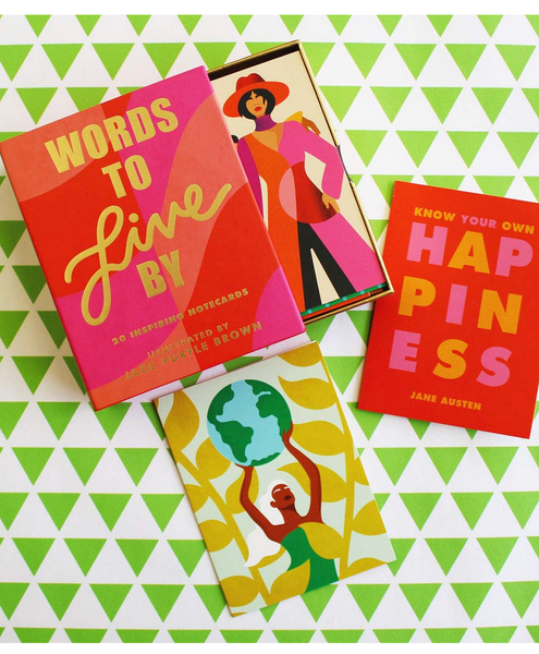 Words to Live By Notecards: Box Notes