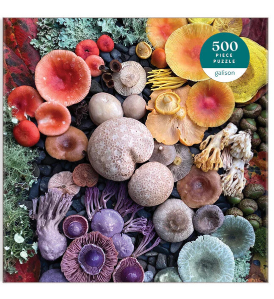 Shrooms in Bloom :500-Piece Jigsaw Puzzle