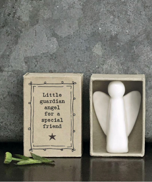 Guardian Angel Keepsake Porcelain in Match Box