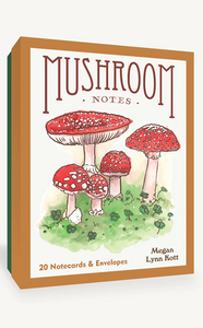 Mushroom Notes Cards/ Box Set of 20