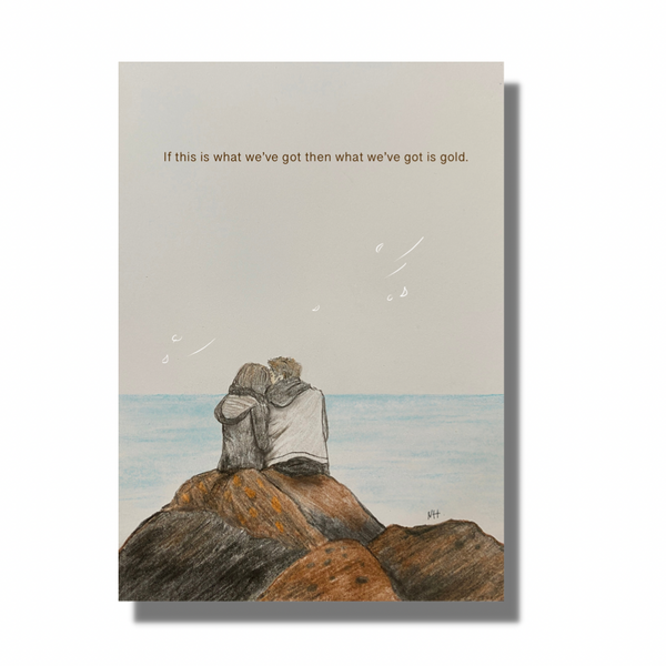 We Are Golden: Greeting Card
