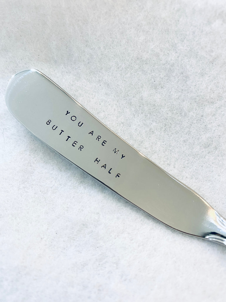 You Are The Butter To My Bread Funny Butter Knife, Engraved Stainless Steel  Peanut Butter Spreader Cream Cheese Knives, Novelty Anniversary Christmas