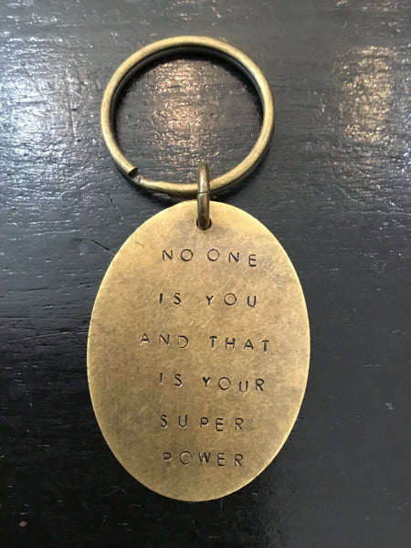 Hand Stamped Keychains made in USA