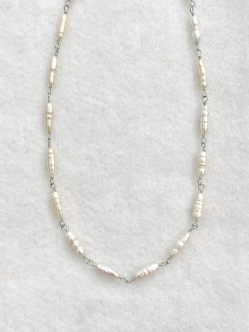 Classic Noodle Freshwater Pearl Necklace