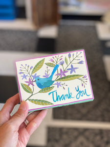 Avian Friends: Thank You Notes Box