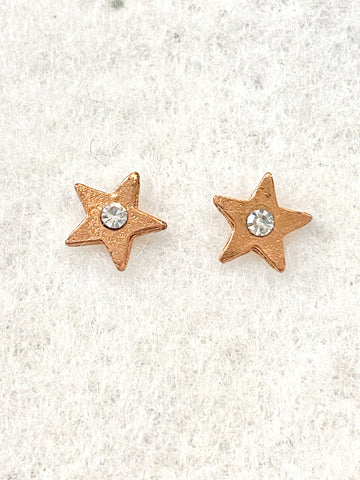 Sparkle Star Stud Earrings